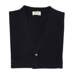 William Lockie Cardigan "Oxton Cardigan" Made Of Fine Scottish 1 Ply Cashmere
