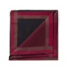 Simonnot-Godard Checked Pocket Square "Nouveau Tartan 1972" In Pure Cotton