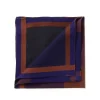 Simonnot-Godard Checked Pocket Square "Nouveau Tartan 1972" In Pure Cotton