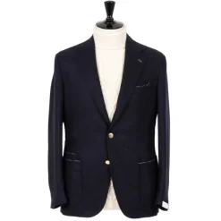 De Petrillo Club Button Jacket Made Of Wool And Cashmere By Drago - Ha