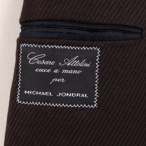 Cesare Attolini Coat "Capodimonte" From Scottish Lambswool And Cashmere - Pure Handwor