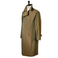 Coherence Coat "Fou Fou Ii" Made Of Japanese Cotton Gabardine