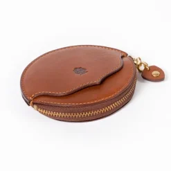 Felisi Cognac-Colored Calfskin Case With Zip