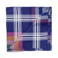 Simonnot-Godard Colorful Patterned Cotton Handkerchief "Madras"