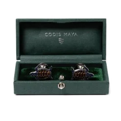 Codis Maya Cufflink "Turtle" - Handmade