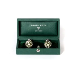 Codis Maya Cufflinks "Olive Persian"