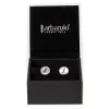 Barbarulo Napoli Cufflinks "Personal Initials" Made Of Sterling Silver - Purely Handcra