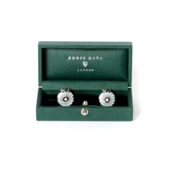 Codis Maya Cufflinks "Sky Limoges"