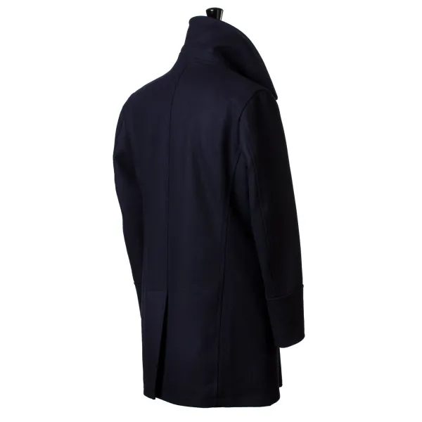 Sealup Dark Blue Wool Pea Coat "Genova"