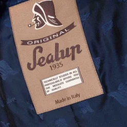 Sealup Dark Blue Wool Pea Coat