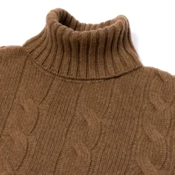 Di Poldo Delle Alpi Torino" Turtleneck Sweater In Pure Cariaggi Cashmere - Hand
