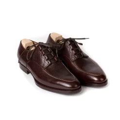 Saint Crispin's Derby "Ghillie" Made Of Brown Calfskin "Russian Calf" - Purely Handcra