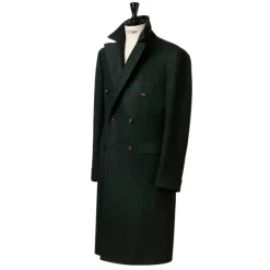 Cesare Attolini Double Breasted Coat "Spettacolo" Made Of Finest Merino Lambswool - Pu