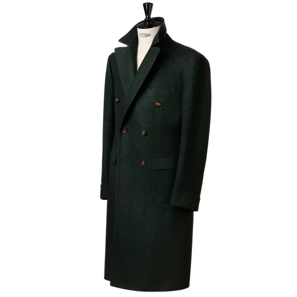 Cesare Attolini Double Breasted Coat "Spettacolo" Made Of Finest Merino Lambswool - Pu