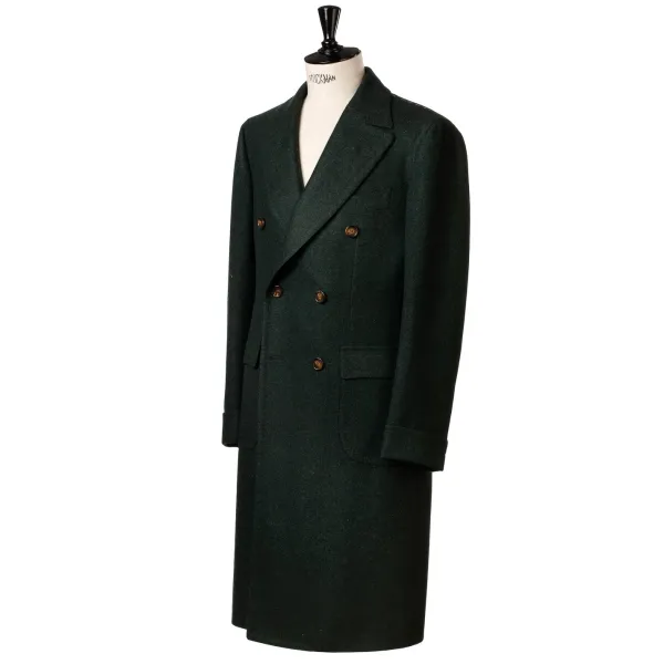 Cesare Attolini Double Breasted Coat "Spettacolo" Made Of Finest Merino Lambswool - Pu