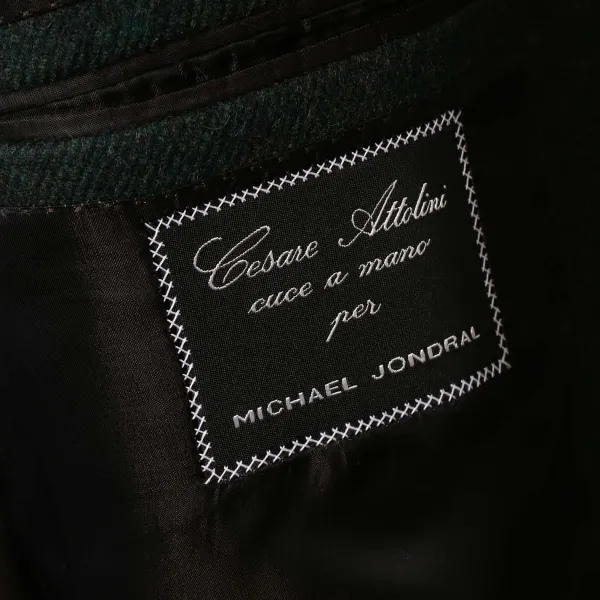 Cesare Attolini Double Breasted Coat "Spettacolo" Made Of Finest Merino Lambswool - Pu