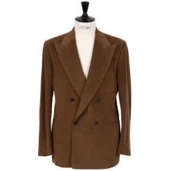 Cesare Attolini Double-Breasted Fine Corduroy Suit