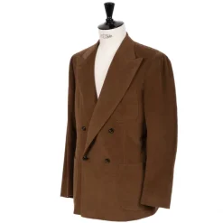 Cesare Attolini Double-Breasted Fine Corduroy Suit