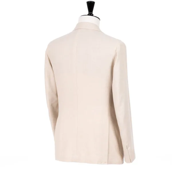 De Petrillo Double-Breasted Jacket "Lusso Naturale" Made Of Pure Cashmer