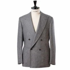 Cesare Attolini Double-Breasted Suit "Il Vero Gentiluomo" Made Of English Wool By Fox