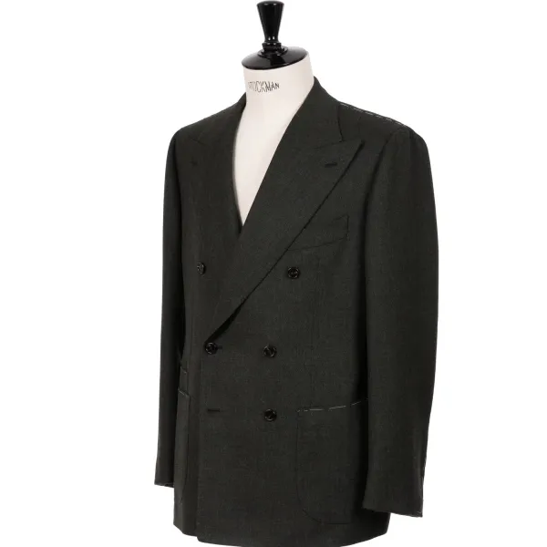 Cesare Attolini Double-Breasted Suit "Nuovo Cavalleria" In Pure Wool - Pure Handmade