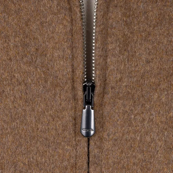 Cesare Attolini Down Jacket "Bomber Di Lusso" In Pure Cashmere - Handmade