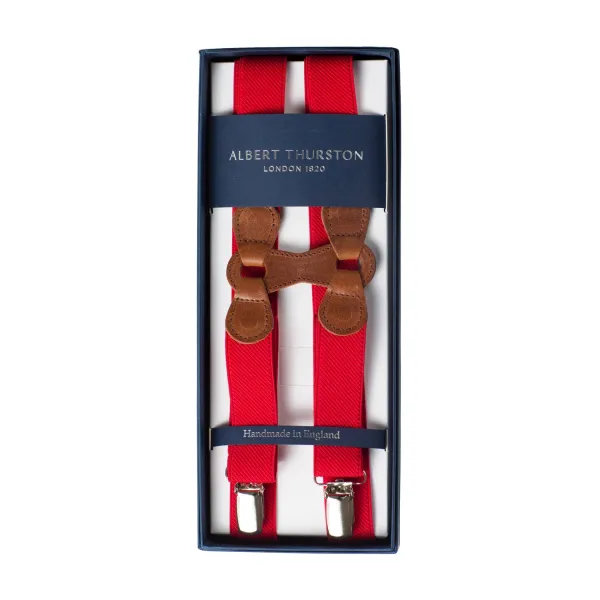 Albert Thurston Elastic Suspenders "Infinity" With Clips