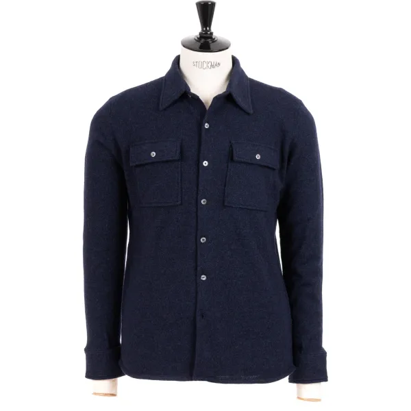 Fedeli Exclusive For Michael Jondral: Knitted Shirt "Corviglia" In Pure Cashm