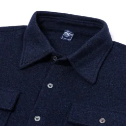 Fedeli Exclusive For Michael Jondral: Knitted Shirt "Corviglia" In Pure Cashm