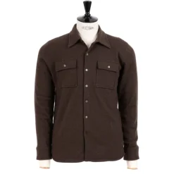 Fedeli Exclusive For Michael Jondral: Knitted Shirt "Corviglia" In Pure Cashm