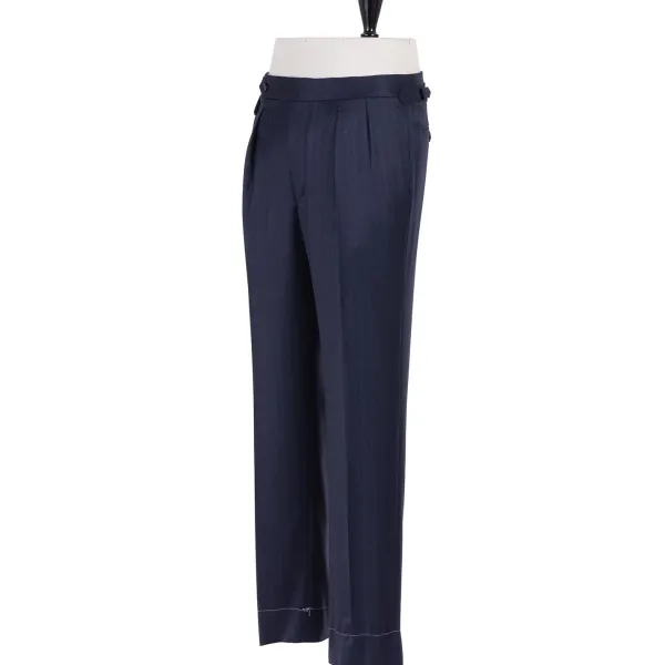 Rota Sartorial Exclusive For Michael Jondral: Trousers "New York" With Two Pleats - R