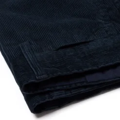 Rota Sport Exclusive For Michael Jondral: Dark Blue Fine Corduroy Pants In 
