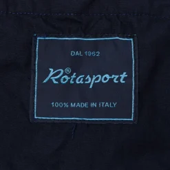 Rota Sport Exclusive For Michael Jondral: Dark Blue Fine Corduroy Pants In 