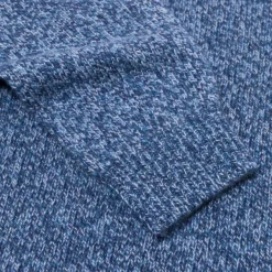 Fedeli Exclusive To Michael Jondral: Denim Blue Scottish 3-Ply Mouline Cashme