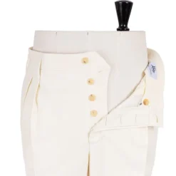 Rota Sartorial Exclusive To Michael Jondral: Ivory Trousers 