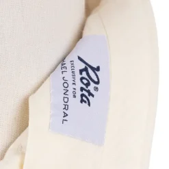 Rota Sartorial Exclusive To Michael Jondral: Ivory Trousers 