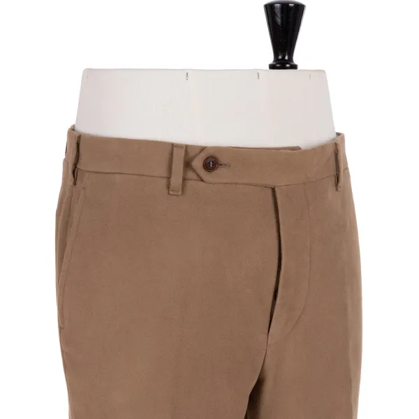 Rota Sartorial Exclusive To Michael Jondral: Light Brown English Cotton Moleskin Trou