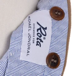 Rota Sartorial Exclusive To Michael Jondral: Light Brown English Cotton Moleskin Trou