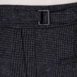 Rota Sartorial Exclusive To Michael Jondral: Grey Plaid Flannel Pants