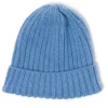 Fedeli Exclusive To Michael Jondral: Azure Blue Knitted Hat In Pure Scottish