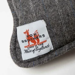Fox Brothers Exclusively For Michael Jondral: Pillow Made Of Original Fox Flannel With Chalk Stripes