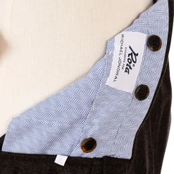 Rota Sartorial Exclusively For Michael Jondral: Brown Flannel Pants Made Of Pure Wool