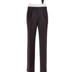 Rota Sartorial Exclusively For Michael Jondral: "New York" Trousers With Two Pleats -