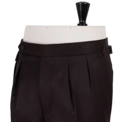 Rota Sartorial Exclusively For Michael Jondral: "New York" Trousers With Two Pleats -
