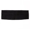 Petronius Exclusively For Michael Jondral: Black Cummerbund Made Of Pure Grosgra