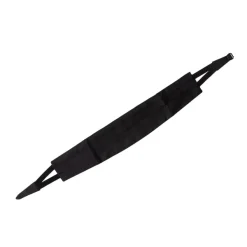 Petronius Exclusively For Michael Jondral: Black Cummerbund Made Of Pure Grosgra