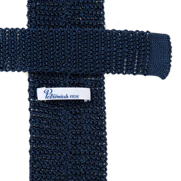 Petronius Exclusively For Michael Jondral: "Pois" Knitted Tie Made Of Pure Silk