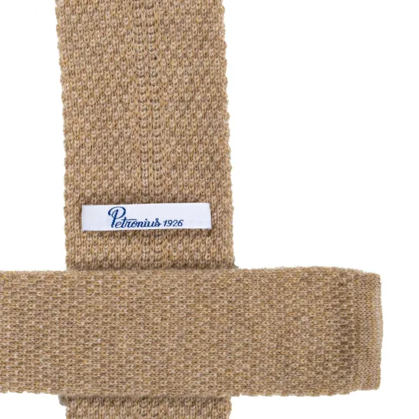 Petronius Exclusively For Michael Jondral: Knitted Tie "Crochet" Made Of Pure Ca