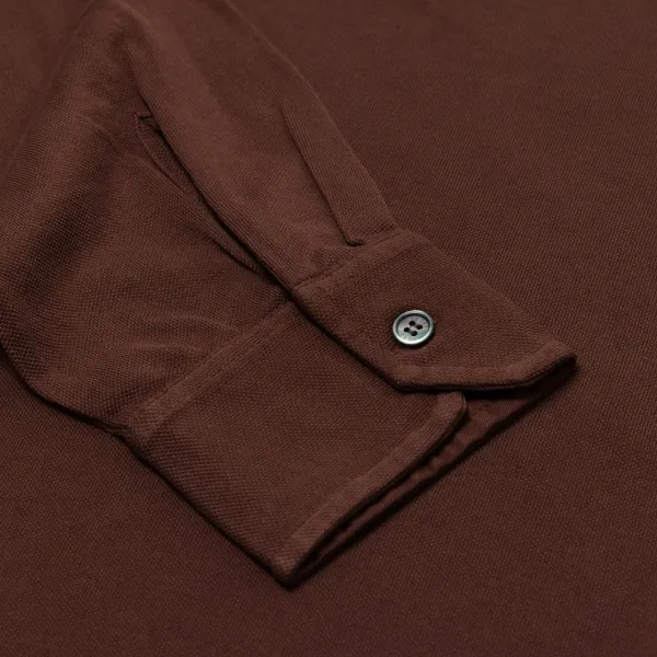 Fedeli Exklusiv Fur Michael Jondral: Longsleeve-Polo "North" Aus Reiner Giza-