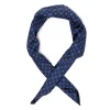 Cesare Attolini Foulard Neckerchief "Cubi" In Pure English Silk